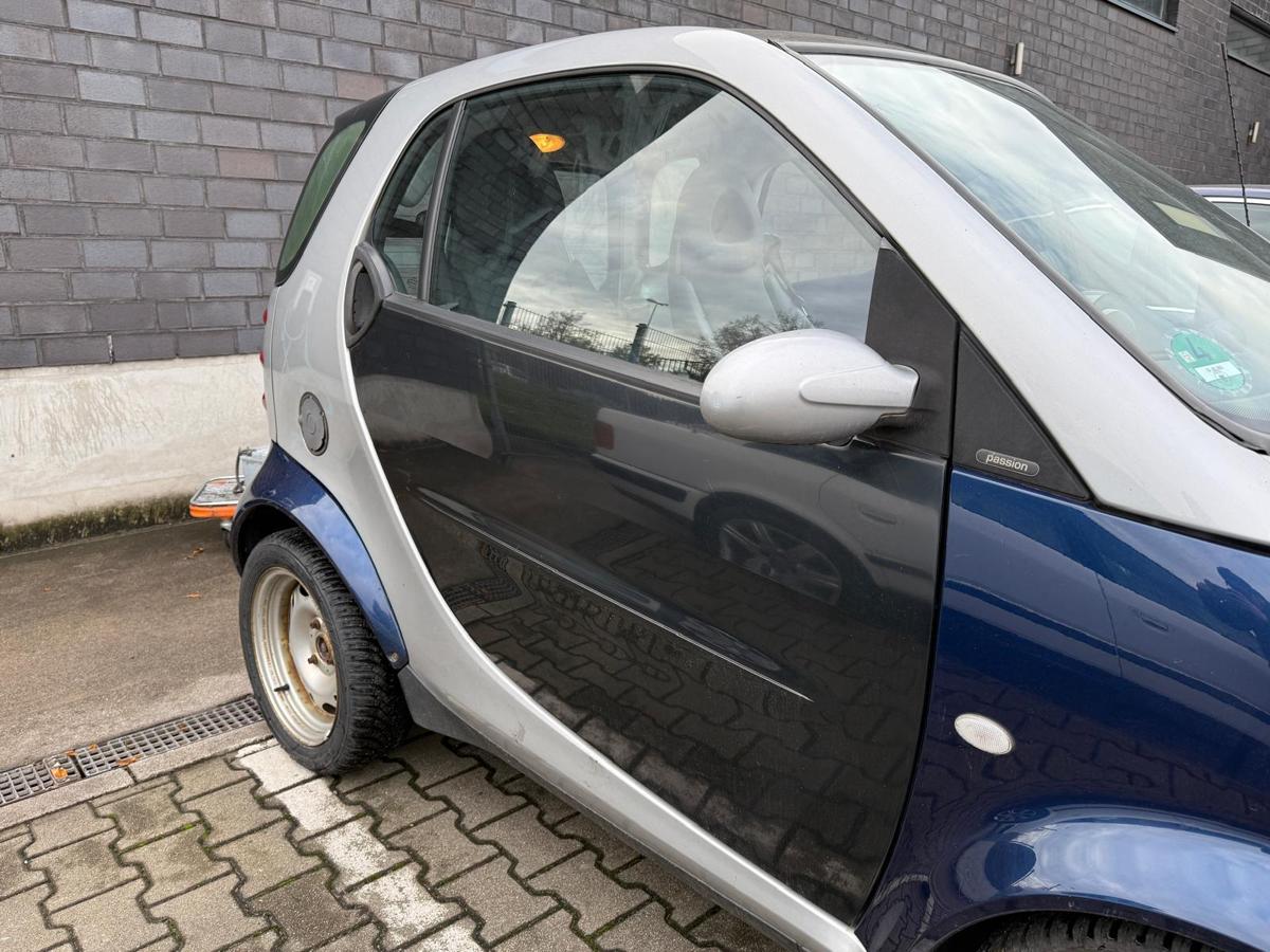 Smart ForTwo Coupe 450 original Tür rechts schwarz Rohbau BJ03